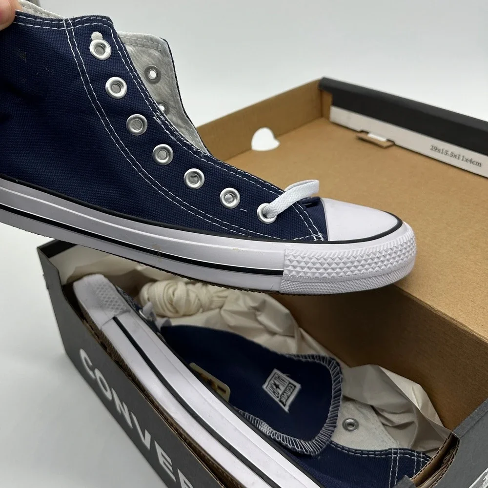 Converse Shoes Unisex Mens 7 Womens 9 Blue‎ Chuck Taylor All Star Logo M9622 NEW - Picture 3 of 8